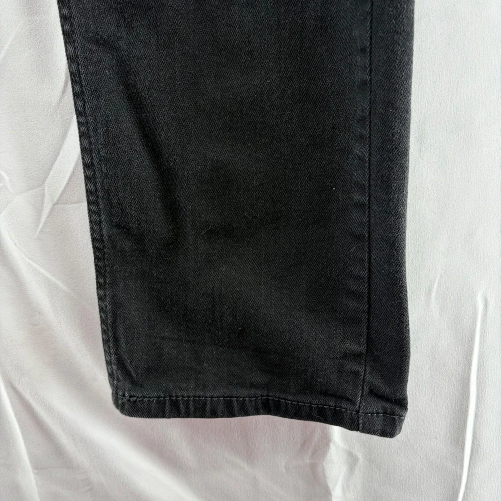 Levis 559 Relaxed Straight Jeans Mens 34x32 Black Denim Pants (Fits 34x30